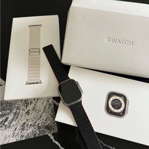 Apple Smartwatch with Black Band